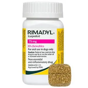 Rimadyl (carprofen) Chewable Tablets for Dogs