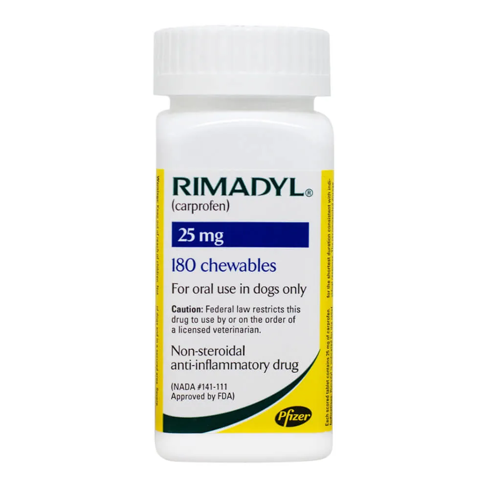 Rimadyl (carprofen) Chewable Tablets for Dogs