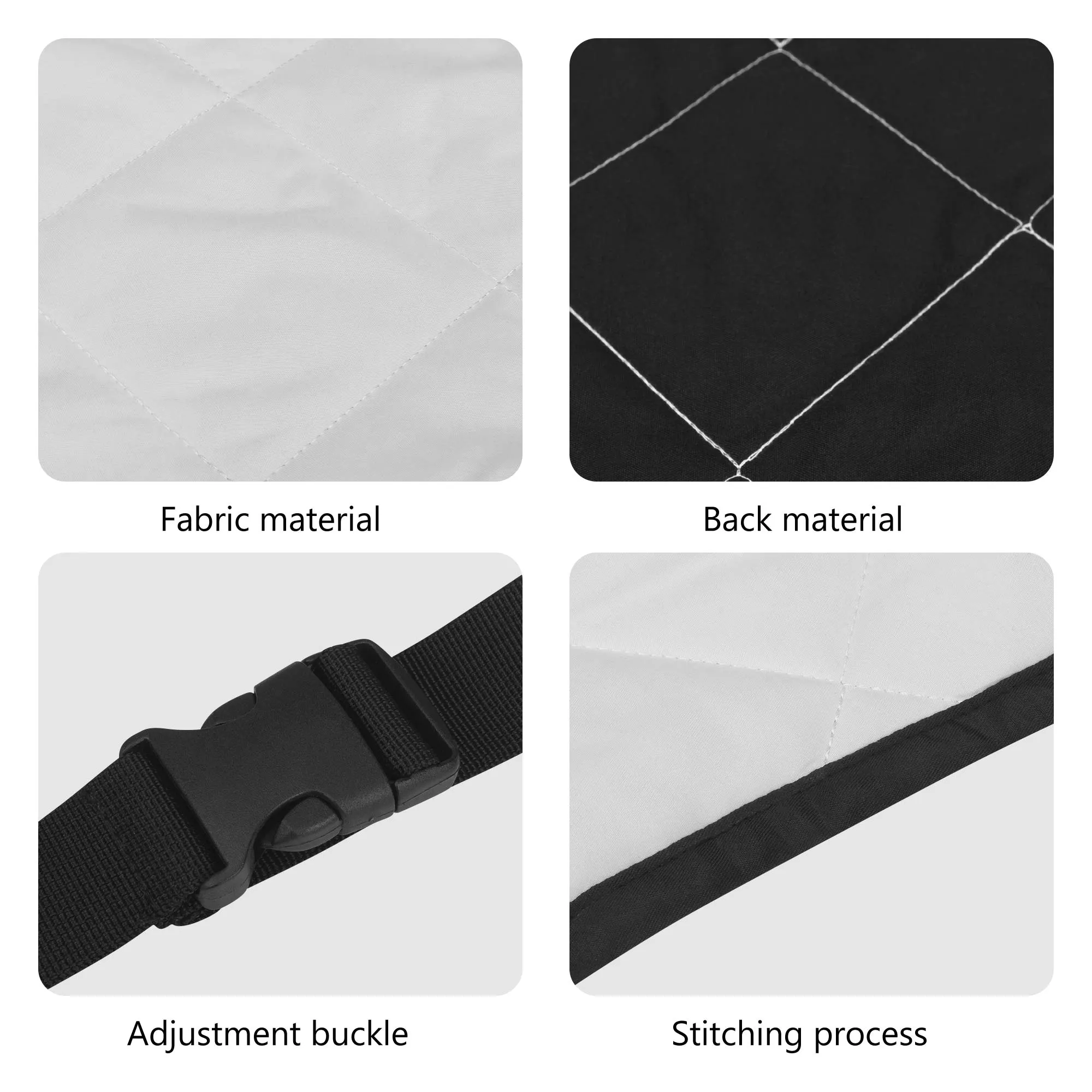 Smoky - Car Pet Seat Covers for french bulldog
