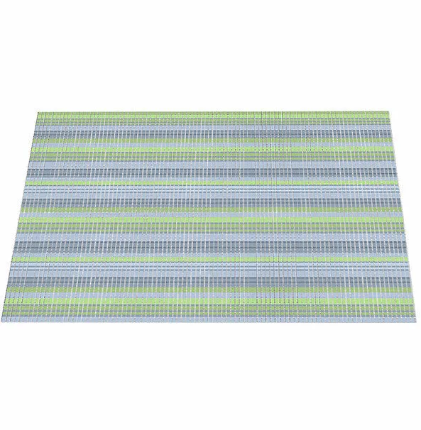 The Original Ribbed Foam Litter Mat -  BlueWater Stripe