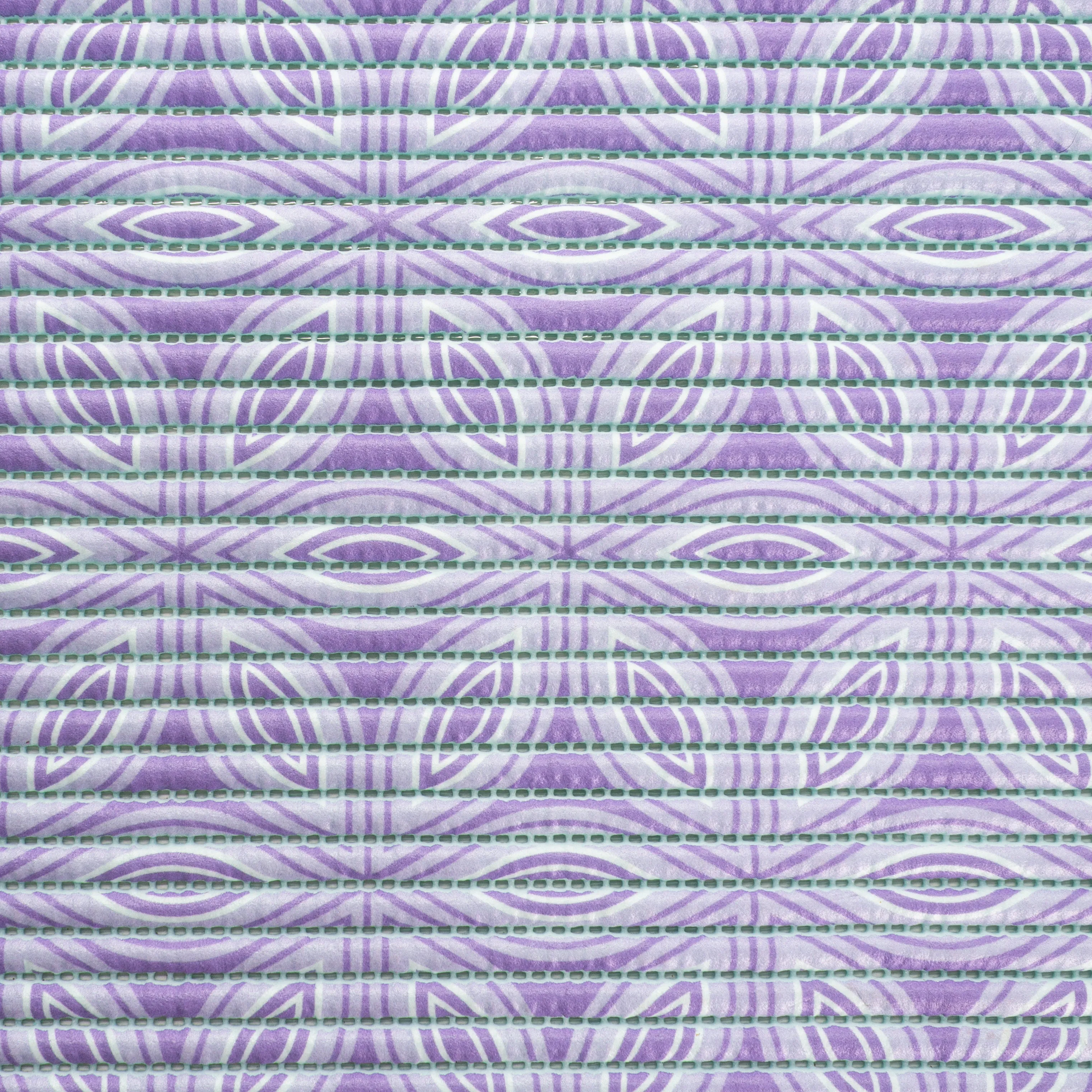 The Original Ribbed Foam Litter Mat – Lilac Medallion