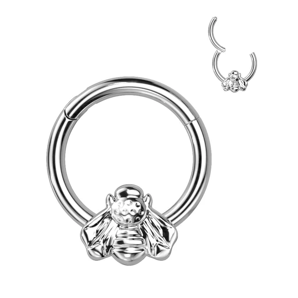 Titanium Ring Bee Clicker