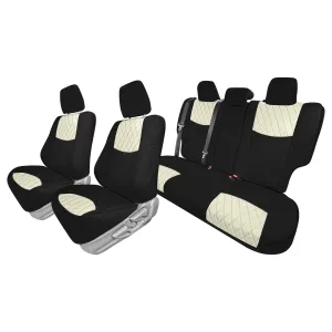 Toyota Corolla S | SE | LE 2014-2019 - Full Set Seat Covers - Beige Ultraflex Neoprene