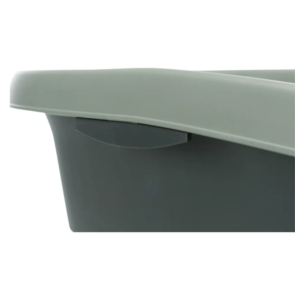 Trixie Be Eco Carlo Litter Tray with Rim for Cats (Grey Green/Anthracite)