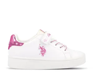 US POLO ASSN. KIDS TRAINERS IN WHITE