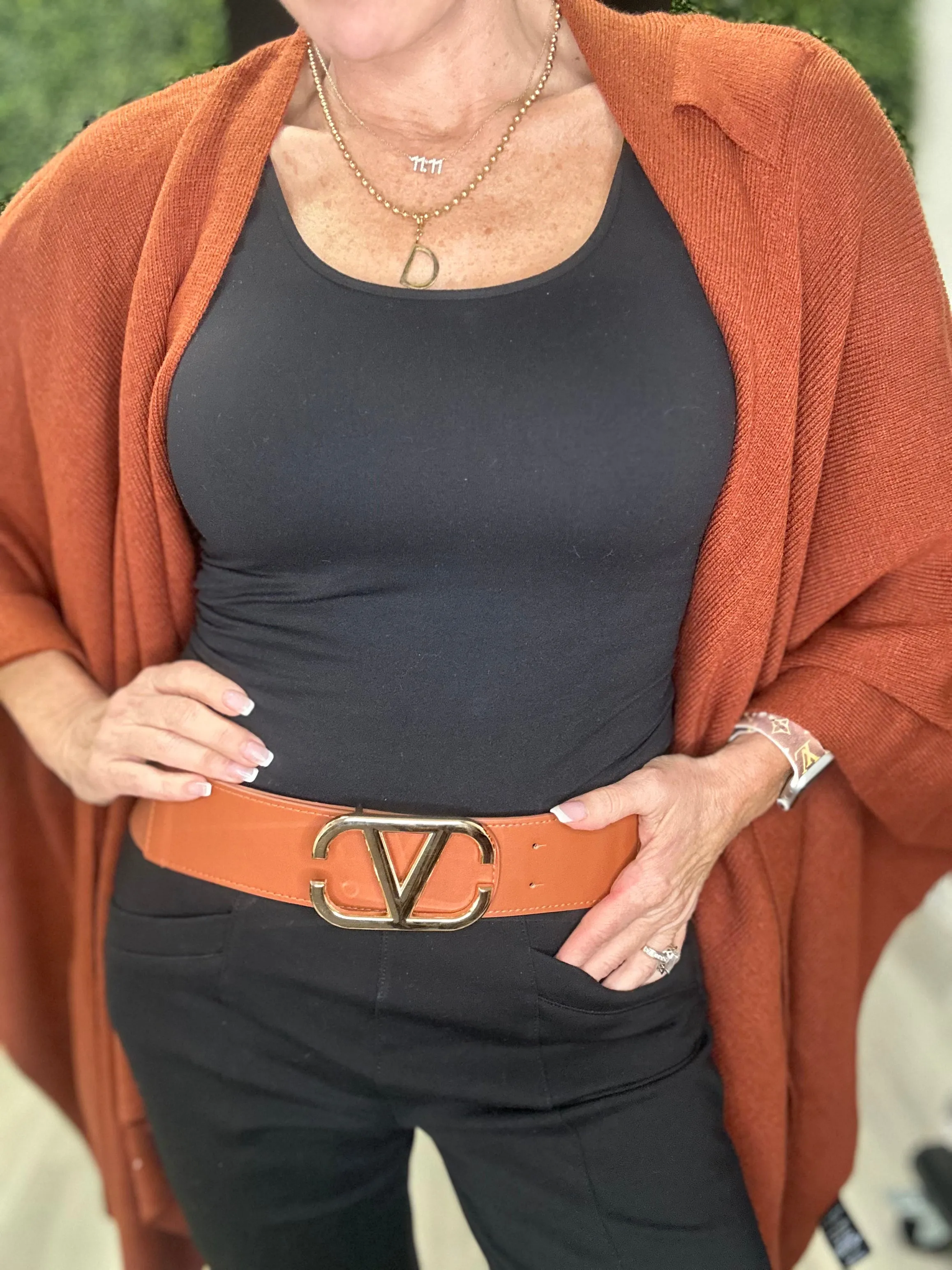 V Square Stretch Belt