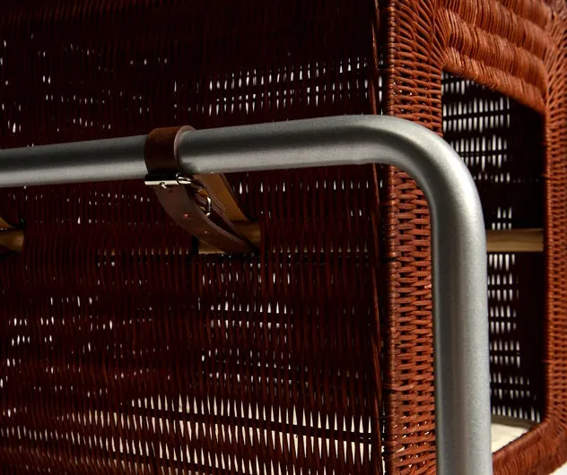 Vesper V-Cube Rattan Cat Post