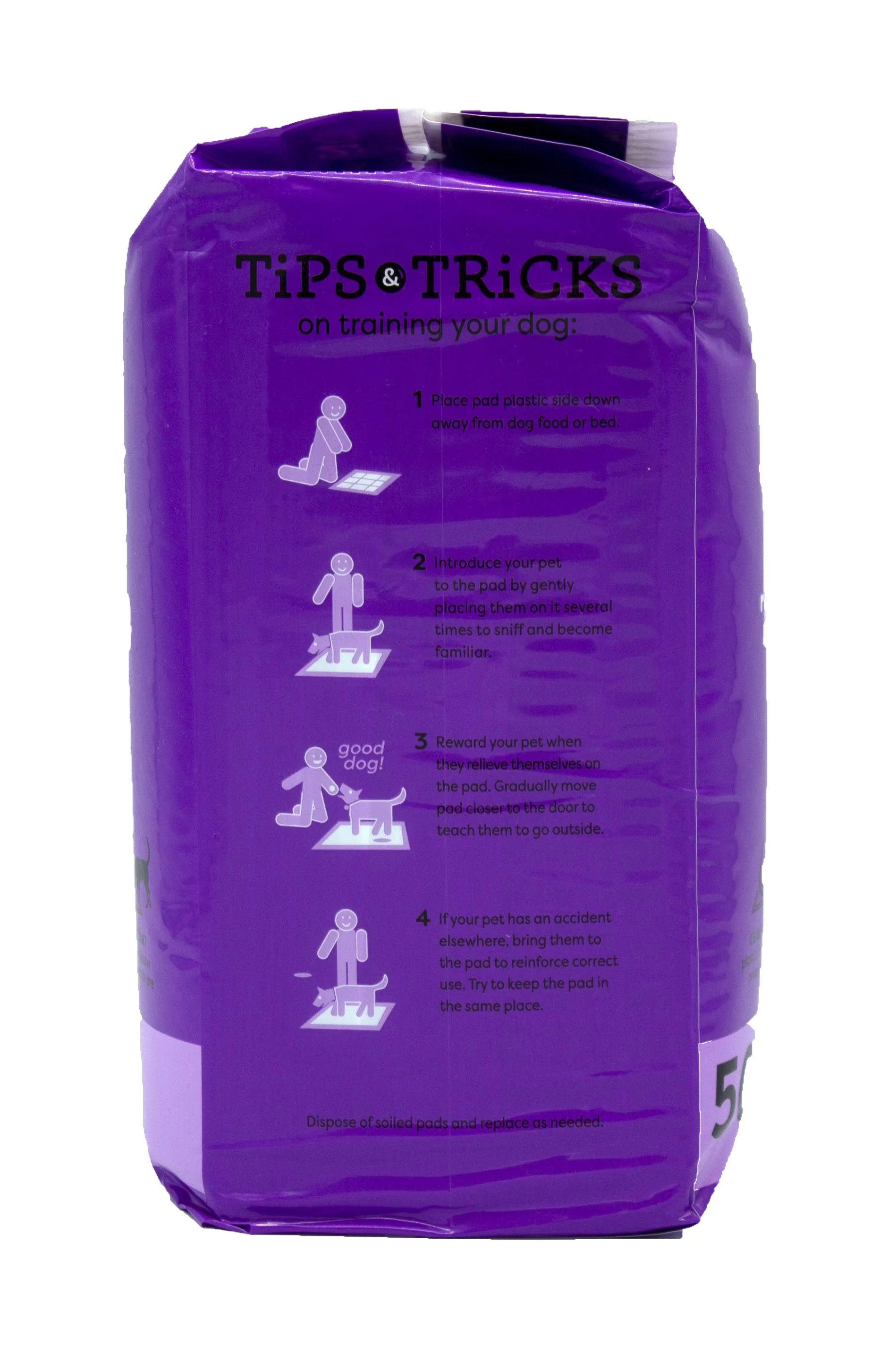 Wags & Wiggles 21" x 21" Training Pads, 50 Pack