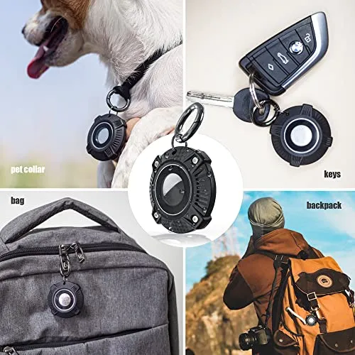 Waterproof Airtag Case, Screw Full Cover Compatible with Airtag